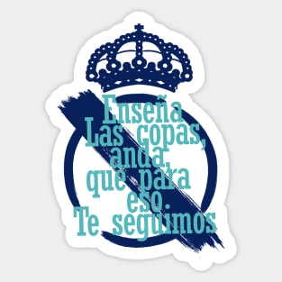 Enseña las copas Sticker